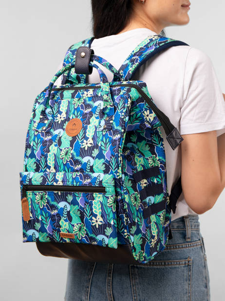 Rugzak Adventurer Medium Manaus Cabaia Blauw anniversaire 10ans - BAGM-10A ander zicht 2